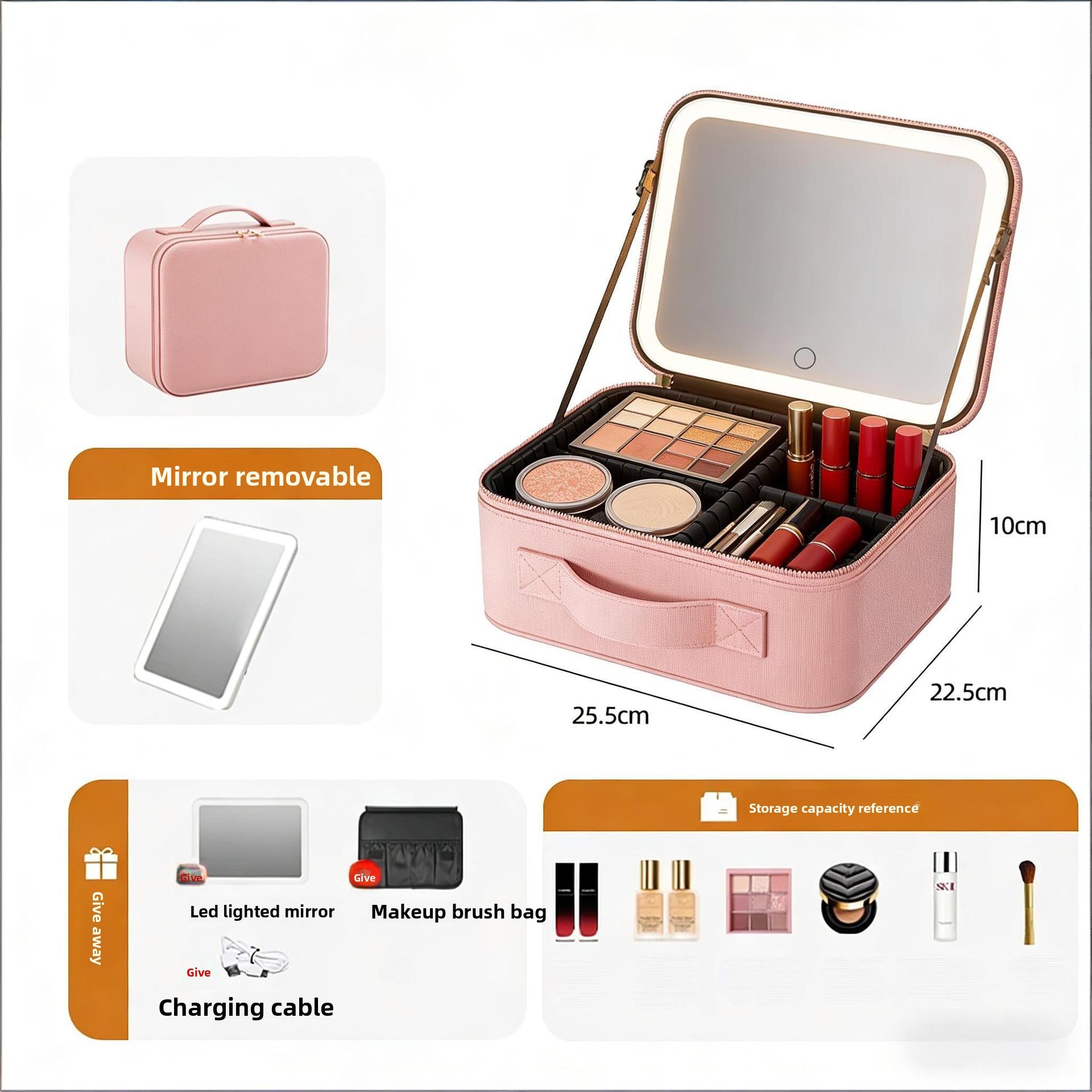 Multifunctional makeup bag