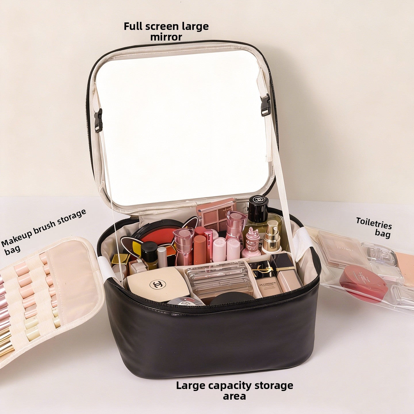 Multifunctional makeup bag