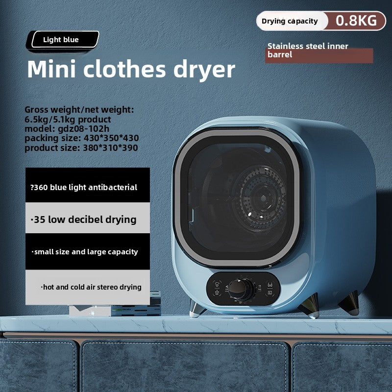 Small quick-drying clothes dryer